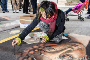 Image Keywords= art, artist, chalk, favorite, festival, madonarri, people, urban, Baltimore, Little Italy, Maryland, United States